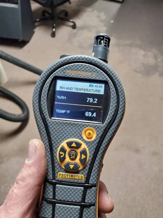Moisture meter humidity assessment for Mold Remediation & Removal in Merrifield